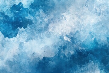 Soft, cloud-like formations in pastel white and blue tones, transitioning seamlessly, creating a calming and tranquil abstract sky. Beautiful simple AI generated image