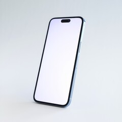 Blank Smartphone Screen Display mockup