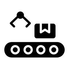 mechanical arm Solid icon