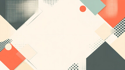 Abstract Geometric Background with Neutral Color Palette for Graphic Design Resources