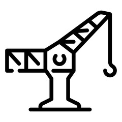 crane Line Icon