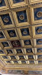 detail of the ceiling of a church