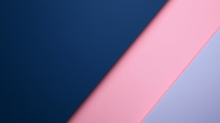 Paper layer diagonal with blue color with shadow for background presentation