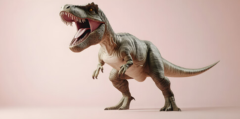 Obraz premium Tyrannosaurus rex dinosaur isolated on white background. T-rex