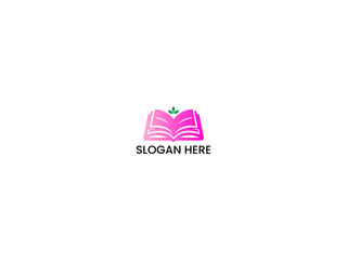 Fototapeta premium abstract book logo design vector