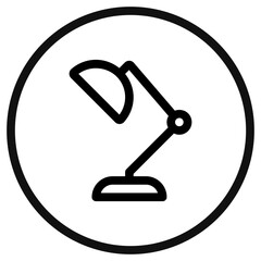 Editable table lamp vector icon. Part of a big icon set family. Perfect for web and app interfaces, presentations, infographics, etc