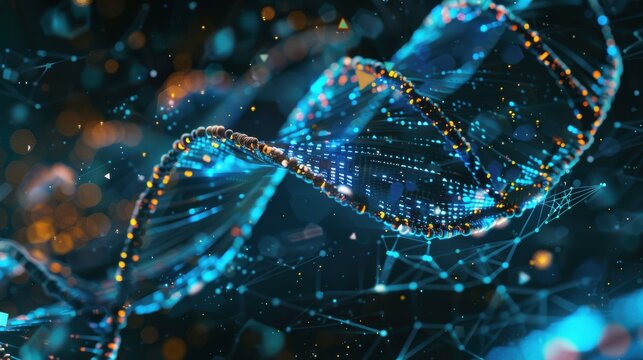 A collaborative team employing AI to accelerate the development of personalized medicine through genetic engineering.