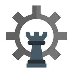 Target Vector Flat Icon Design