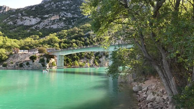 Beautiful Drone Videos of Verdon Gorge: A Paradise of Rivers, Lakes, Mountains, and Nature in the South of France , &eacute;t&eacute; , summer , 