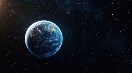 Obraz premium Earth from Space - A Celestial View of Our Planet