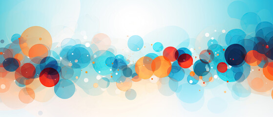 Vibrant abstract circles blending warm and cool tones, creating a dynamic backdrop for creative designs and artistic expressions