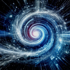 Obraz premium Neural Network Visualization: A Glimpse into AI's Inner Workings