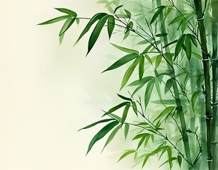 Fototapeta premium bamboo leaves