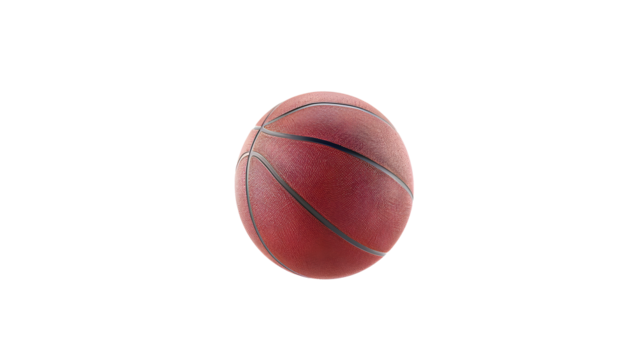 Basketball ball isolated from background