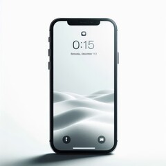 phone with blank screen