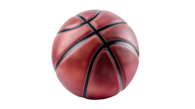 Basketball ball isolated from background