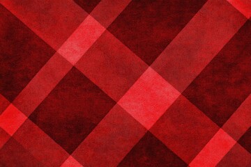 Fototapeta premium Red Abstract Background with Diamond Pattern and Grunge Texture, Elegant Vintage Wallpaper Design for Valentine's Day Card