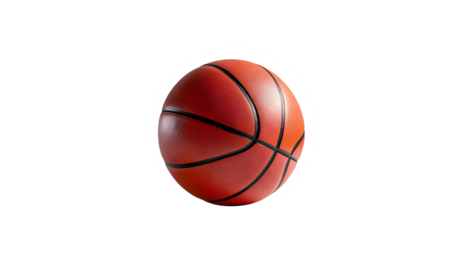 Basketball ball isolated from background