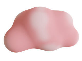 Cloud pink 3D