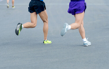 Fototapeta premium marathon runners