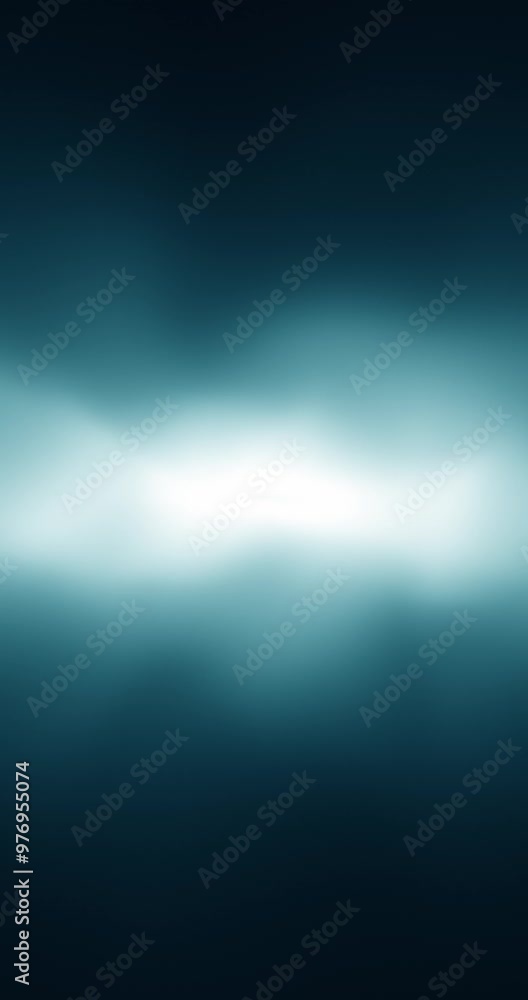Poster abstract blurred dark blue cloud with glowing light loop vertical background.