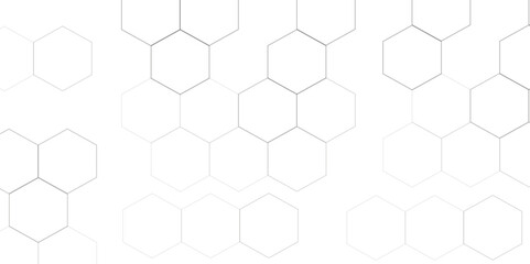 Abstract white background with hexagon and hexagonal background. Luxury white pattern with hexagons. abstract 3d hexagonal background with shadow. 3D futuristic abstract honeycomb mosaic background.