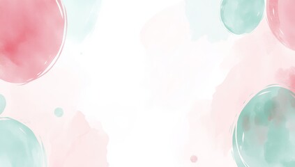 Watercolor stains drawn by hand, in pink-blue and white. This is a watercolor splash.