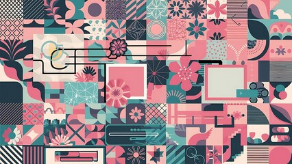 Obraz premium Patterns, frames for web design.