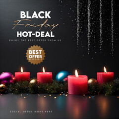 Black friday november event sale discount offer promotion shopping advertisement advertising gift card gift box special discount price flier paper shop business gold present black friday background