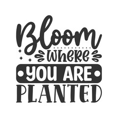 Bloom Where You Are Planted