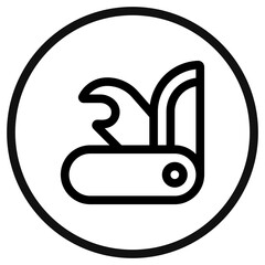 Editable multitool vector icon. Part of a big icon set family. Perfect for web and app interfaces, presentations, infographics, etc