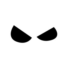 Cartoon eyes icon vector. Halloween eyes illustration sign. Eyes symbol or logo.