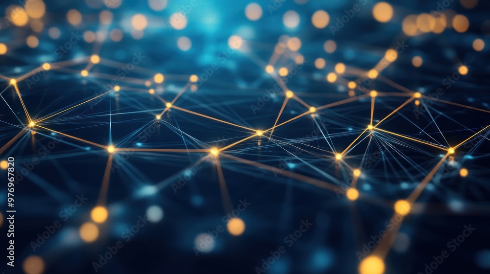 Poster abstract network connection