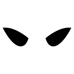 Cartoon eyes icon vector. Halloween eyes illustration sign. Eyes symbol or logo.