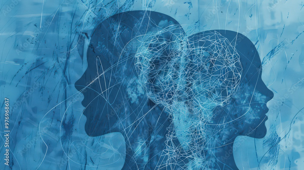 Poster blueprint of a psychological intervention program, highlighting structured approaches to address spe