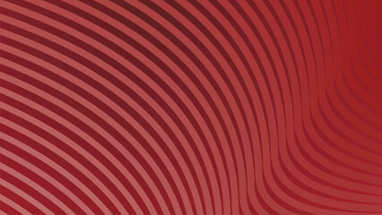 Red abstract background with stripes line for backdrop or presentation