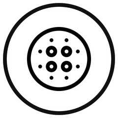 Editable lens blur vector icon. Part of a big icon set family. Perfect for web and app interfaces, presentations, infographics, etc