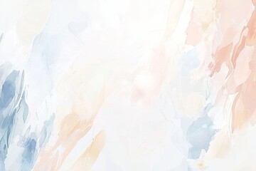 Fototapeta premium Hand-drawn watercolor background in light blue with space for text or images