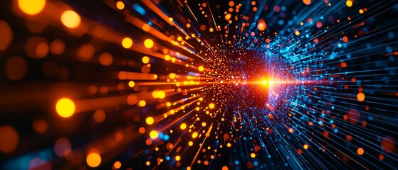 Obraz premium Explore the potential of quantum computing in solving complex problems