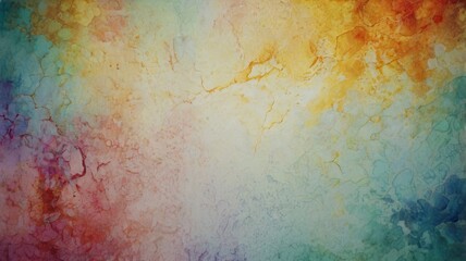 Obraz premium Paper, Patterns, Background, Abstraction, Texture, Yellow, Red, Blue, Orange, Purple, White, Scratches, Gradient, Cracks, Wall
