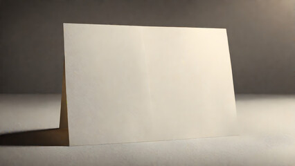 blank note paper on white background
