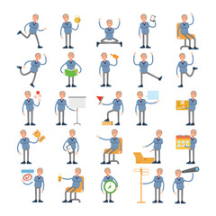 woman people character avatars in various pose illustration