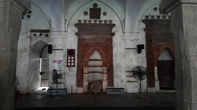 One of the Mihrab of the Sixty Dome Mosque or Saith Gunbad, Bagerhat, Bangladesh