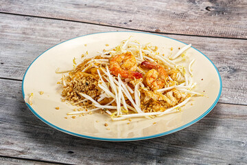 Pad thai - noodle with shrimps