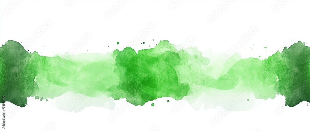 Aufkleber text or image can be inserted into this abstract light green watercolor background