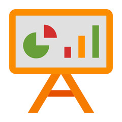 Business Class Vector Flat Icon Design