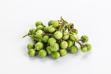 Raw ripe wild pea eggplant