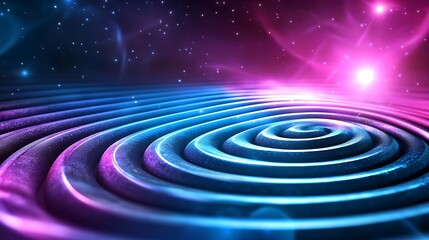 Obraz premium Exploring the Universe: Gravitational Wave Spectrum and Multi-Messenger Astronomy