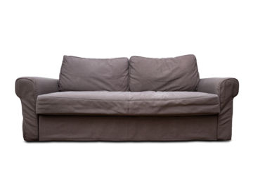 Brown Couch Isolated from Background