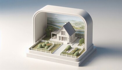 house in the garden